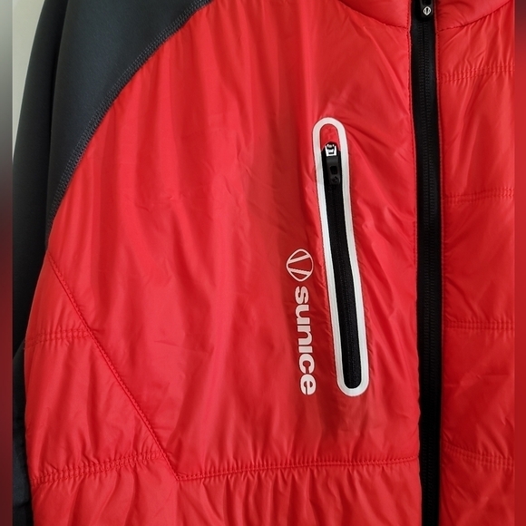 Sunice Hamilton Hybrid Climaloft Lightweight Thermal Stretch Jacket Red XXL - Picture 5 of 8